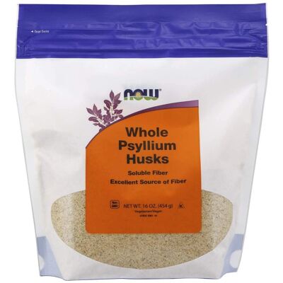 Now Foods Whole Psyllium Husk - Whole - 16 oz - Psyllium Husk Now Foods Whole Psyllium Husk - Whole - 16 oz - Psyllium Husk