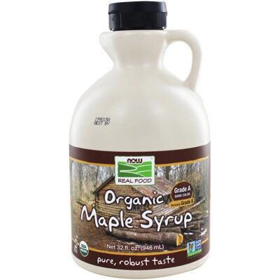 NOW Foods Organic Maple Syrup Dark - Grade B NOW Foods Organic Maple Syrup Dark - Grade B