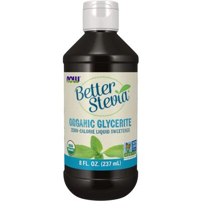 Now Foods Better Stevia Glycerite - Édulcorant liquide bio - 8 fl oz - Publicité Now Foods Better Stevia Glycerite - Édulcorant liquide bio - 8 fl oz - Publicité