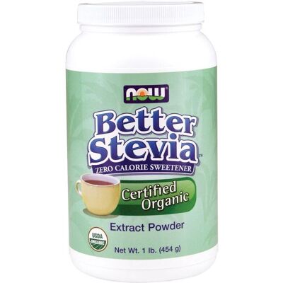 Now Foods Better Stevia Organic Extract Powder - Powdered Sweetener Now Foods Better Stevia Organic Extract Powder - Powdered Sweetener