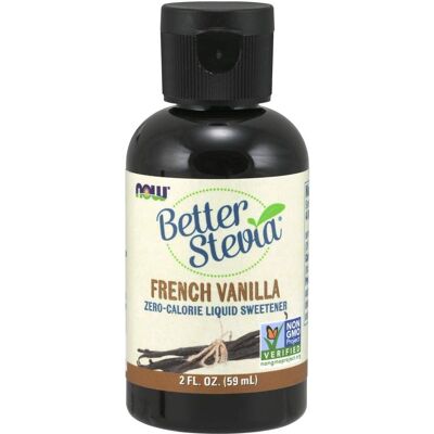 Now Foods Better Stevia Vaniglia Francese Liquido - 59 ml Now Foods Better Stevia Vaniglia Francese Liquido - 59 ml