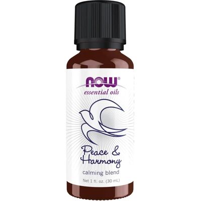 Now Foods Peace and Harmony Oil Blend - Calming - 1oz Now Foods Peace and Harmony Oil Blend - Calming - 1oz