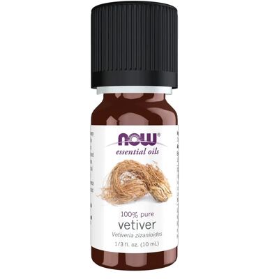 Olejek Vetiver od Now Foods - 10ml Czysty i Relaksujący Olejek Vetiver od Now Foods - 10ml Czysty i Relaksujący