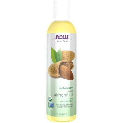 NOW Foods NOW Solutions Organic Sweet Almond Oil - Skin Oil NOW Foods NOW Solutions Organic Sweet Almond Oil - Skin Oil