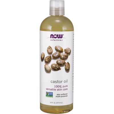 NOW Foods Huile de Ricin 16oz - Soins multifonctionnels pour peau et cheveux - Publicité NOW Foods Huile de Ricin 16oz - Soins multifonctionnels pour peau et cheveux - Publicité