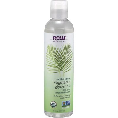 Now Foods Glycérine Végétale Biologique - Soins de la peau polyvalents - Publicité Now Foods Glycérine Végétale Biologique - Soins de la peau polyvalents - Publicité