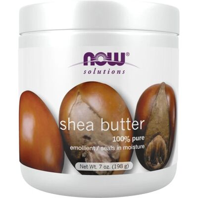 NOW Foods Shea Butter - 198 g - Természetes hidratáló a bőrre és a hajra NOW Foods Shea Butter - 198 g - Természetes hidratáló a bőrre és a hajra