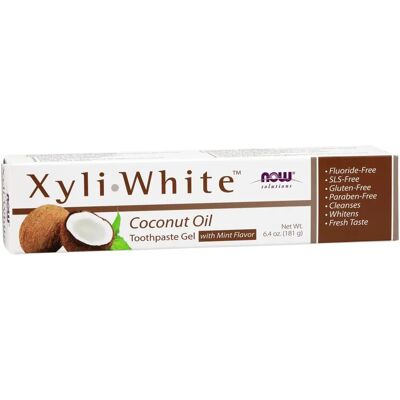 NOW Foods XyliWhite Kokosolja Tandkräm Mint - Tandkräm NOW Foods XyliWhite Kokosolja Tandkräm Mint - Tandkräm