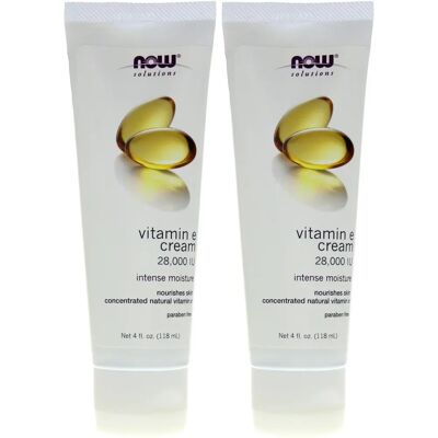 NOW Foods, Solutions, Crème à la vitamine E, 28 000 IU, 4 fl oz (118 ml) - Crème à la vitamine E - Publicité NOW Foods, Solutions, Crème à la vitamine E, 28 000 IU, 4 fl oz (118 ml) - Crème à la vitamine E - Publicité