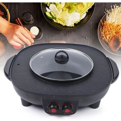 GOJOY - 2-in-1 rauchfreier Grill - Hot Pot - 2100 W GOJOY - 2-in-1 rauchfreier Grill - Hot Pot - 2100 W