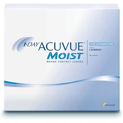 Johnson & Johnson 1-Giorno ACUVUE MOIST per Astigmatismo - 90 Lenti Johnson & Johnson 1-Giorno ACUVUE MOIST per Astigmatismo - 90 Lenti