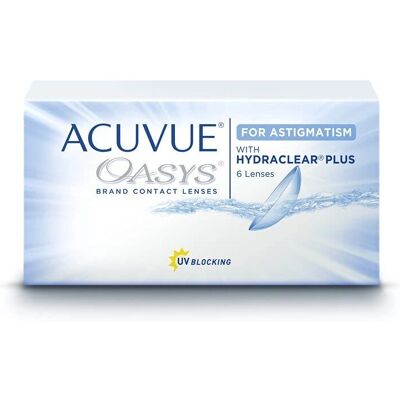 Lenti a contatto Acuvue Oasys Toriche - 2 settimane - 6 pezzi Lenti a contatto Acuvue Oasys Toriche - 2 settimane - 6 pezzi