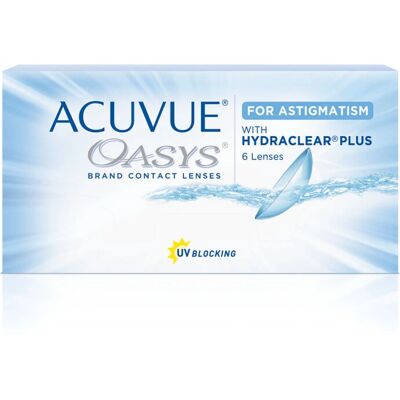 Johnson & Johnson Acuvue Oasys für Astigmatismus - 6er Pack Zwei-Wochenlinsen Johnson & Johnson Acuvue Oasys für Astigmatismus - 6er Pack Zwei-Wochenlinsen