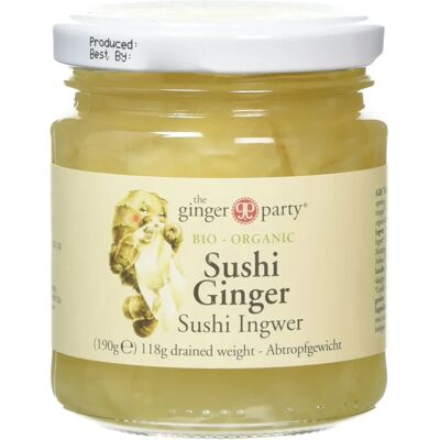 Ginger People Organiczny Imbir do Sushi 190g - Marynowany Imbir do Sushi Ginger People Organiczny Imbir do Sushi 190g - Marynowany Imbir do Sushi