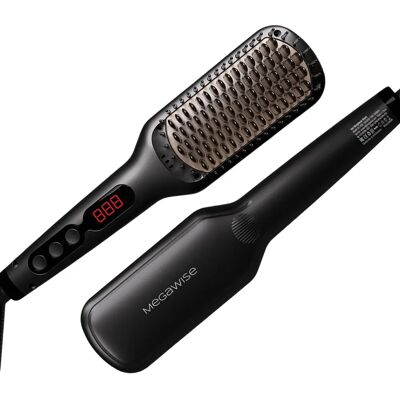 MegaWise Nano Podgrzewana Szczotka do Włosów - Do Wszystkich Typów Włosów MegaWise Nano Podgrzewana Szczotka do Włosów - Do Wszystkich Typów Włosów