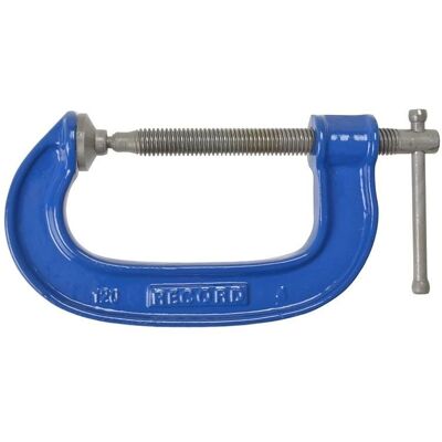 IRWIN Record REC1204 Heavy-Duty G Clamp 100mm - G Clamp IRWIN Record REC1204 Heavy-Duty G Clamp 100mm - G Clamp