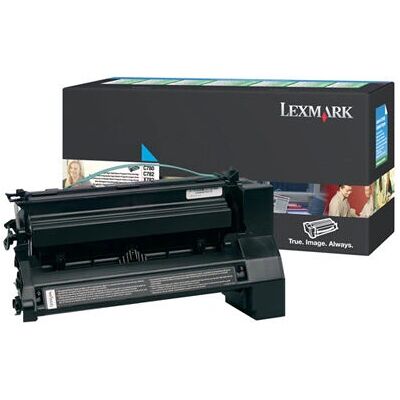 Lexmark C780 Cartrouche de toner cyan haute capacité - Type d'impression: Toner - Compatible avec séries C780/C782 - Publicité Lexmark C780 Cartrouche de toner cyan haute capacité - Type d'impression: Toner - Compatible avec séries C780/C782 - Publicité