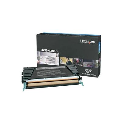 Lexmark C736H2KG - Cartouche de toner noir - 12 000 pages Lexmark C736H2KG - Cartouche de toner noir - 12 000 pages