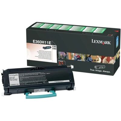 Lexmark E360H11E Tonerpatron - Høy kapasitet svart Lexmark E360H11E Tonerpatron - Høy kapasitet svart