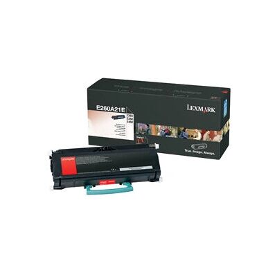Lexmark E260A21E Toner - Schwarz - 3500 Seiten Lexmark E260A21E Toner - Schwarz - 3500 Seiten