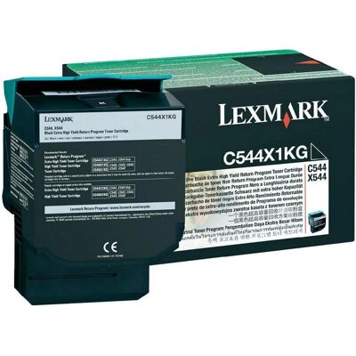 Lexmark C544X1KG Black Toner Cartridge - Toner Cartridge Lexmark C544X1KG Black Toner Cartridge - Toner Cartridge