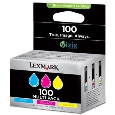 Lexmark 14N0849 mustekasettopakkaus - Cyan, Magenta, Keltainen - 3 kpl Lexmark 14N0849 mustekasettopakkaus - Cyan, Magenta, Keltainen - 3 kpl