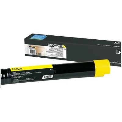 Cartuccia toner gialla Lexmark C950X2YG - Alta capacità OEM Cartuccia toner gialla Lexmark C950X2YG - Alta capacità OEM