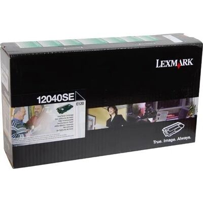 Toner Lexmark 12040SE - Noir - 2000 pages - Pour E120/n Toner Lexmark 12040SE - Noir - 2000 pages - Pour E120/n