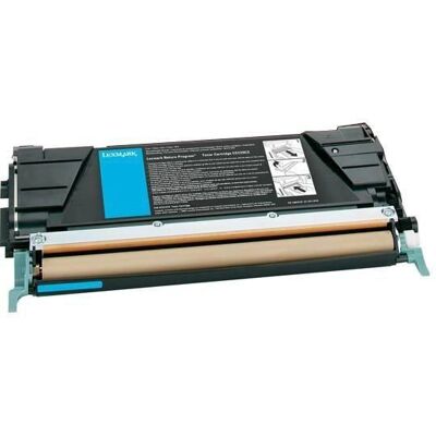 Toner Lexmark C524H3CG - Cyan - Original - Haute Capacité - Publicité Toner Lexmark C524H3CG - Cyan - Original - Haute Capacité - Publicité