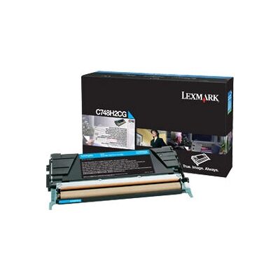 Lexmark C748H2CG Cyan Tonerpatrone - Druckerzubehör Lexmark C748H2CG Cyan Tonerpatrone - Druckerzubehör