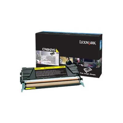 Toner Jaune Haute Capacité Lexmark C748 - Consommable Toner Jaune Haute Capacité Lexmark C748 - Consommable