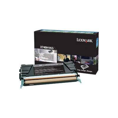 Lexmark X746H1KG Svart Tonerpatron - 12K Sider - Printerrekvisita Lexmark X746H1KG Svart Tonerpatron - 12K Sider - Printerrekvisita