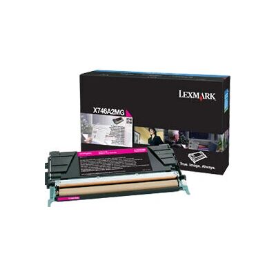 Toner Magenta Lexmark X746A2MG - Cartouche d'imprimante Toner Magenta Lexmark X746A2MG - Cartouche d'imprimante