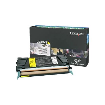 Lexmark C5220YS Gul Tonerpatron - Skrivertilbehør Lexmark C5220YS Gul Tonerpatron - Skrivertilbehør