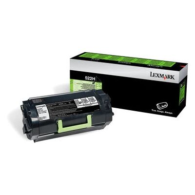 Lexmark 522H Svart Tonerpatron - Høy kapasitet for Lexmark MS 810/811 Lexmark 522H Svart Tonerpatron - Høy kapasitet for Lexmark MS 810/811