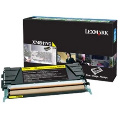 Lexmark X748H3YG Gul Tonerpatron - 10 000 sider Lexmark X748H3YG Gul Tonerpatron - 10 000 sider