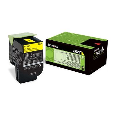 Lexmark 802Y Gul Tonerkassett - Printer Supplies Lexmark 802Y Gul Tonerkassett - Printer Supplies
