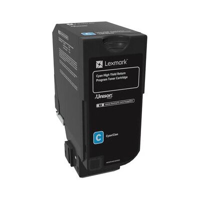 Toner Cyan o Wysokiej Pojemności Lexmark 74C2HC0 - Cartridge Drukarki Toner Cyan o Wysokiej Pojemności Lexmark 74C2HC0 - Cartridge Drukarki