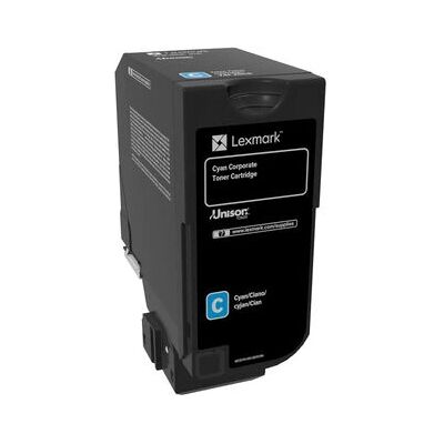 Lexmark 74C20CE Cyan Toner - Original for Lexmark Cs720de - 3K Lexmark 74C20CE Cyan Toner - Original for Lexmark Cs720de - 3K