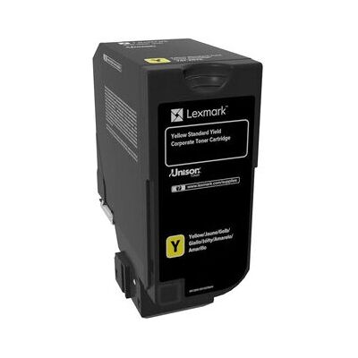 Lexmark 74C2SYE Tonerpatron - Gul for Kontor Lexmark 74C2SYE Tonerpatron - Gul for Kontor