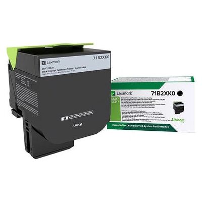 Lexmark 71B2XK0 Svart Høy Kapasitet Toner - Printerpatron Lexmark 71B2XK0 Svart Høy Kapasitet Toner - Printerpatron