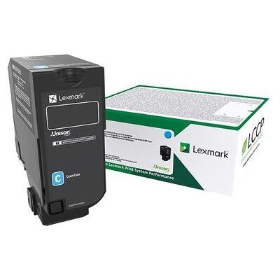 Lexmark 75B20C0 Cyan Tonerpatron - Original Lexmark 75B20C0 Cyan Tonerpatron - Original