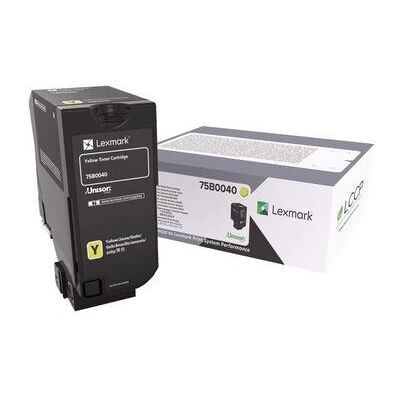 Lexmark 75B0040 Gelb Tonerpatrone - Druckerzubehör Lexmark 75B0040 Gelb Tonerpatrone - Druckerzubehör