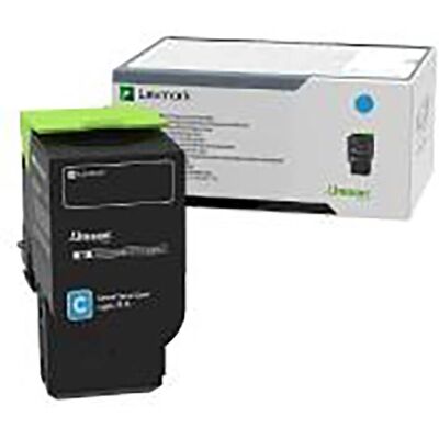 Lexmark 78C0X20 Cyan Hoge Opbrengst Toner Cartridge - Printer Supplies Lexmark 78C0X20 Cyan Hoge Opbrengst Toner Cartridge - Printer Supplies