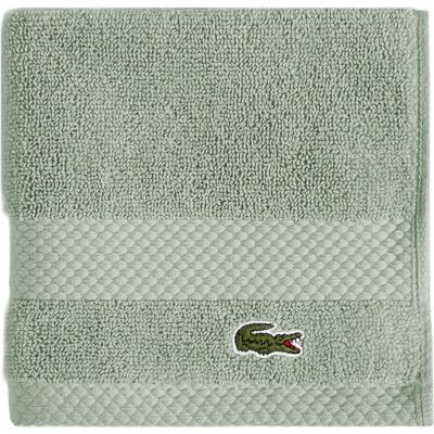 Lacoste Heritage Coton Supima Gant de lavage Aloe - Gants Lacoste Heritage Coton Supima Gant de lavage Aloe - Gants