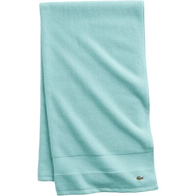 Lacoste - Heritage Supima Cotton Bath Towel - Mint - 30x54 Lacoste - Heritage Supima Cotton Bath Towel - Mint - 30x54