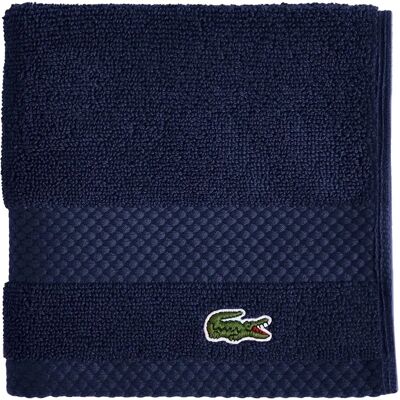 Lacoste - Heritage Supima Cotton Wash Cloth - Navy Lacoste - Heritage Supima Cotton Wash Cloth - Navy