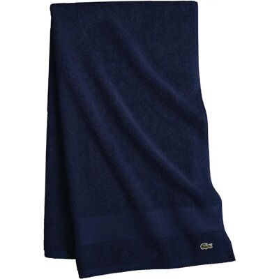 Ręcznik kąpielowy Lacoste Heritage Supima bawełna navy - Ręcznik kąpielowy Ręcznik kąpielowy Lacoste Heritage Supima bawełna navy - Ręcznik kąpielowy
