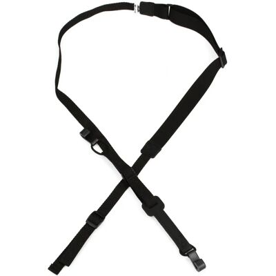 Levys Svart ukulele rem - Justerbar, Bekväm nylon, Universell Levys Svart ukulele rem - Justerbar, Bekväm nylon, Universell