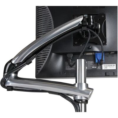 Peerless LCT620A-G Monitor Mount - Adjustable, supports 10-29", black/silver Peerless LCT620A-G Monitor Mount - Adjustable, supports 10-29", black/silver